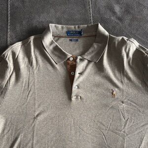 Polo by Ralph Lauren Men's Classic Beige Polo Shirt